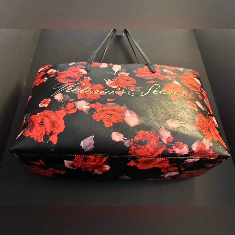 Victorias Secret Limited Edition 2019 Large Red Floral Tote